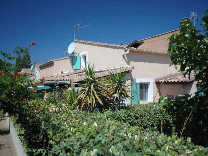Maison de vacances pour 5 personnes, avec Terrasse ainsi que Jardin et Piscine dans Portiragnes Plage