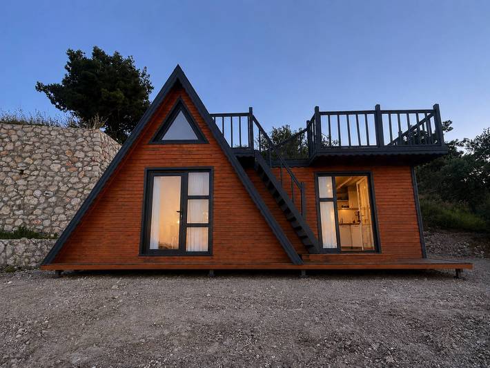 Bungalow für 4 Personen, mit Ausblick und Meerblick sowie Garten - 1
