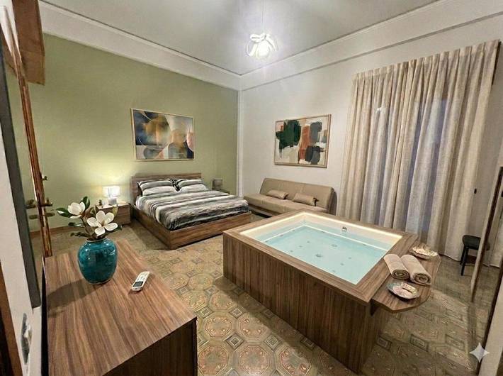 Chambre d’hôte pour 4 personnes, avec terrasse, animaux acceptés