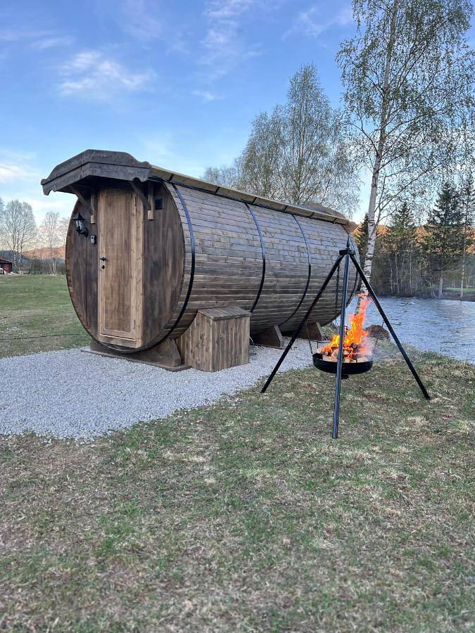 Camping für 2 Personen, mit Whirlpool und Terrasse sowie Garten und Seeblick in Norwegen - 2
