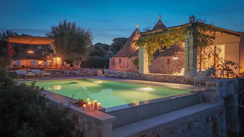 Trullo per 6 persone, con giardino a Monopoli