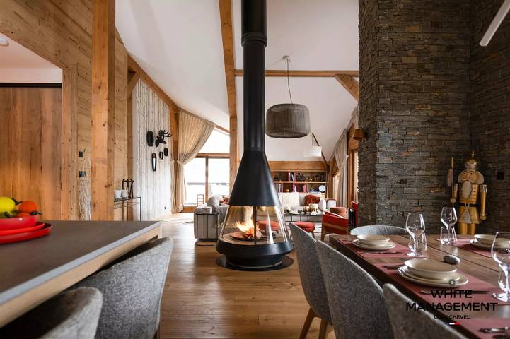 Chalet pour 13 personnes, avec balcon à Courchevel - 4