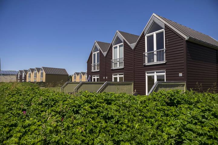 Bungalow für 6 Personen, mit Balkon/Terrasse und Terrasse sowie Sauna in Dänemark an der Nordsee