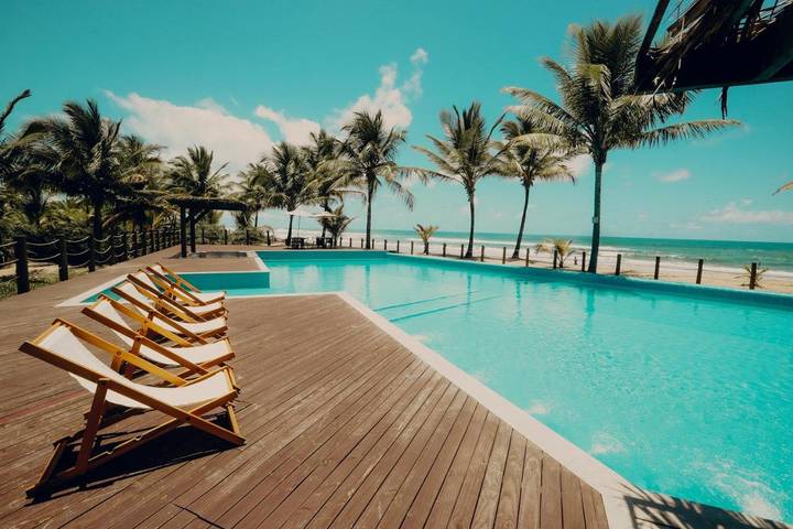 Pousadas para 4 pessoas, com jardim e piscina em Maraú
