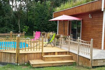 Gîte pour 6 personnes, avec terrasse et jardin à Fougueyrolles