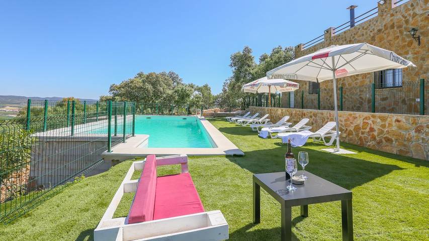 Chalet para 8 personas, con piscina y balcón/terraza en Sierra Norte de Sevilla - 3