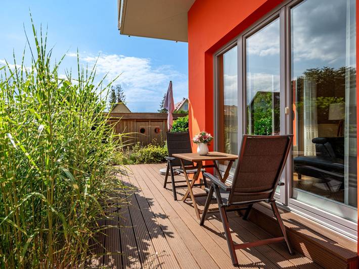 Ferienwohnung für 3 Personen, mit Garten und Sauna sowie Terrasse, mit Haustier in Ahlbeck - 2