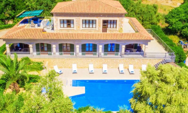 Finca für 12 Personen, mit Garten und Pool, kinderfreundlich in Petra (Mallorca) - 4