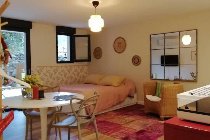 Appartement de vacances pour 2 personnes, avec terrasse et jardin