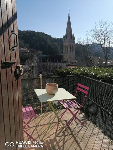 Gîte pour 2 personnes, avec balcon en Ardèche