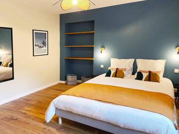 Gîte pour 4 personnes, avec jardin et vue à Allemond