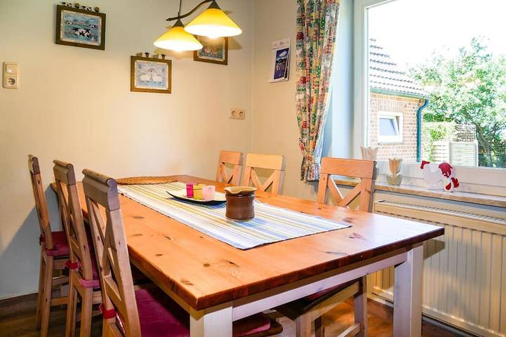 Ferienhaus für 7 Personen, mit Garten