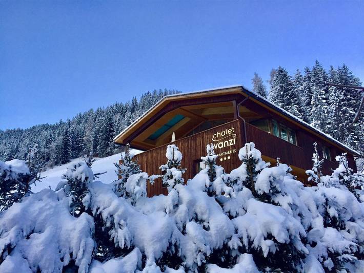 Hütte für 2 Personen, mit Garten und Balkon in den Dolomiten