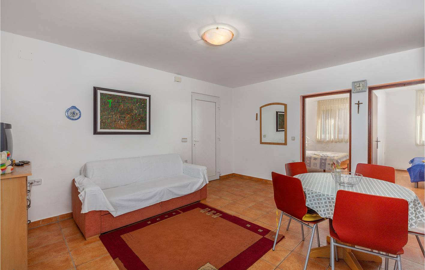 Geheel vakantieappartement, Vakantieappartement voor 5 personen met terras in Punat, Krk