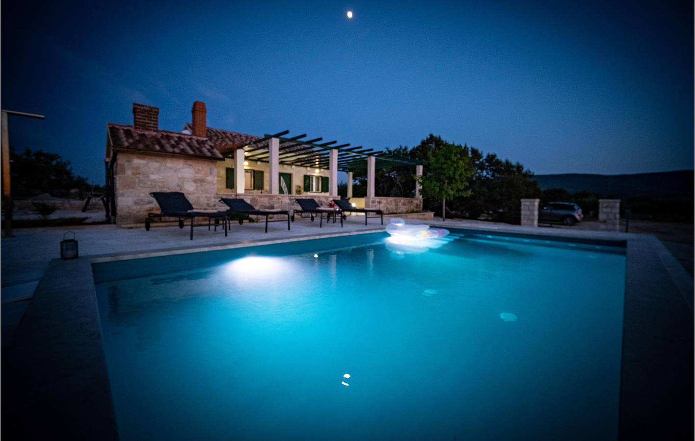 Ferienhaus für 5 Personen mit Terrasse in Pucisca, Brac