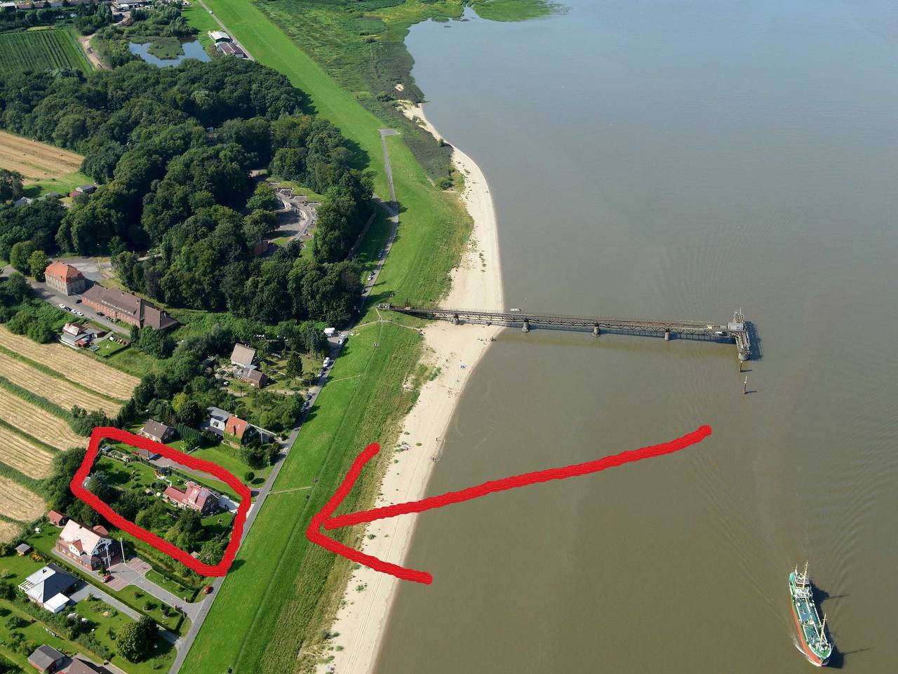 Ganze Ferienwohnung, Ferienwohnung Pagensand in Stade, Cuxland