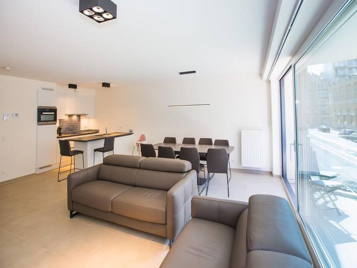Ferienwohnung für 6 Personen, mit Balkon und Terrasse sowie Garten in Middelkerke