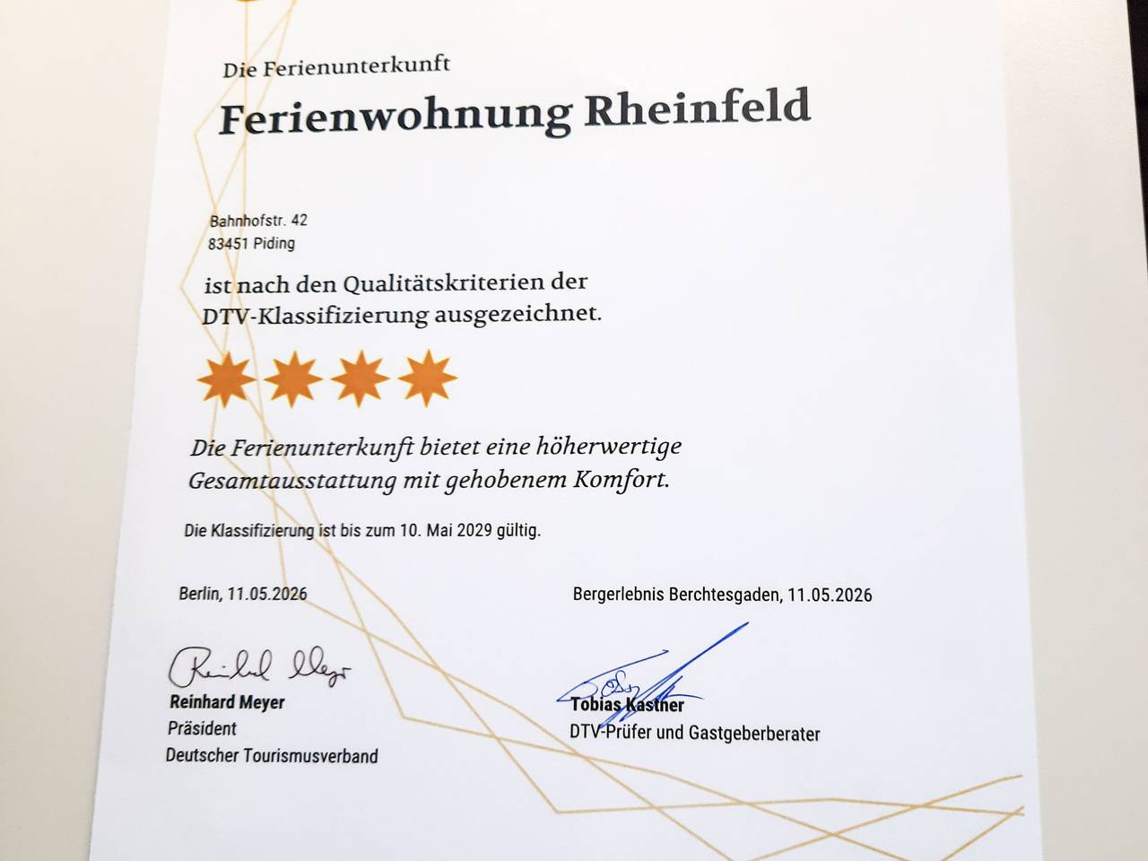 Ganze Wohnung, Fewo Rheinfeld in Piding, Berchtesgadener Alpen
