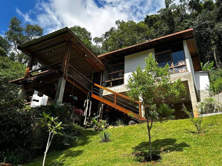 Maison de vacances pour 4 personnes, avec piscine et balcon ainsi que sauna et vue - 1