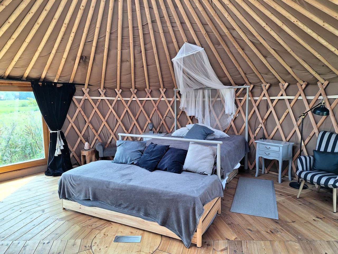 Romantisches Glamour-Camping auf einem Gutshof in Kröpelin, Rostock und Umgebung