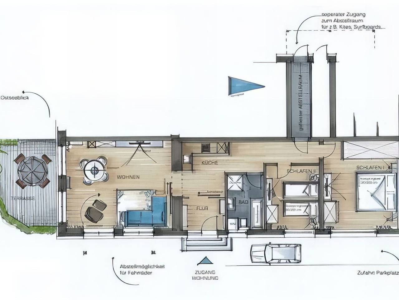 Ganze Ferienwohnung, Orth P2 - Am Meer - Orth P2 - Am Meer in Westfehmarn, Fehmarn