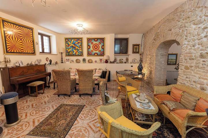 Terrazza sul borgo Casa D’Autore in Selci, Provincia di Rieti