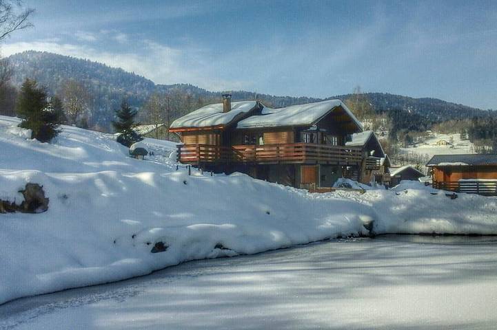 Chalet pour 4 personnes, avec jardin et balcon
