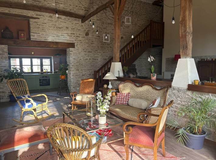 Chambre d’hôte pour 5 personnes, avec jardin