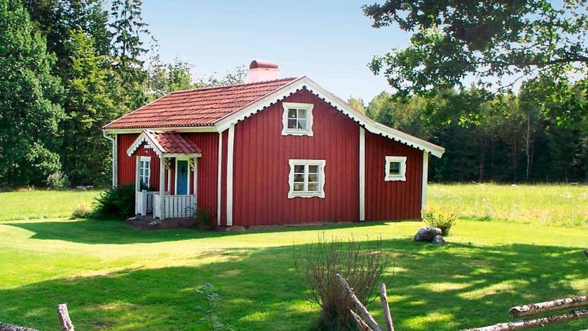 Ferienhaus für 4 Personen, mit Terrasse in Lessebo und Umgebung