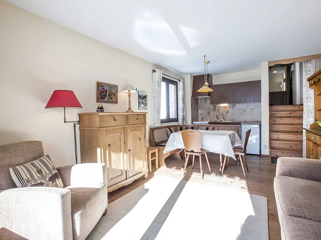 Appartement entier, 2 pièces à La Clusaz, animaux admis, garage et ascenseur in La Clusaz, Région d'Annecy