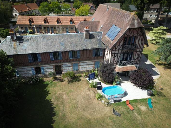Maison d’hôte pour 2 personnes, avec Balcon et Terrasse ainsi que Jardin et Piscine en Seine-Maritime - 2