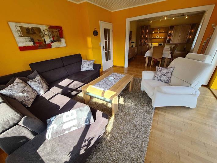 Ganze Wohnung, Ferienwohnung Deichblick mit eigener Terrasse, Garten und Wlan in Horumersiel, Wangerland