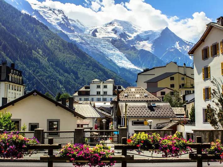 Gîte pour 6 personnes, avec Balcon ainsi que Piscine et Sauna dans Gare De Chamonix Mont Blanc