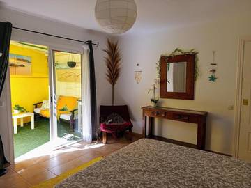 Cottage pour 2 personnes, avec bassin pour enfant ainsi que piscine et jardin à Caleta de Fuste