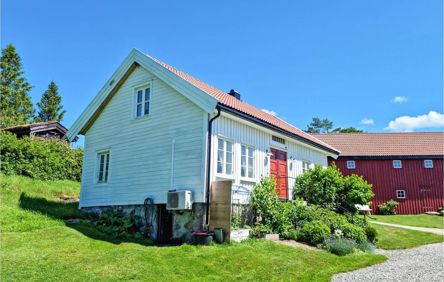 Ferienhaus für 5 Personen mit Ausblick in Marnardal