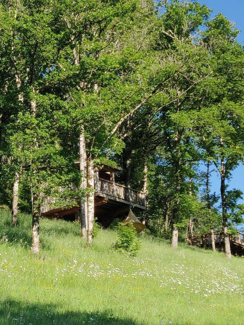 Les Cabanes de la Guinguette - Cabane Châtaignier in Singles (Puy-de-Dôme), Région de Besse-et-Saint-Anastaise