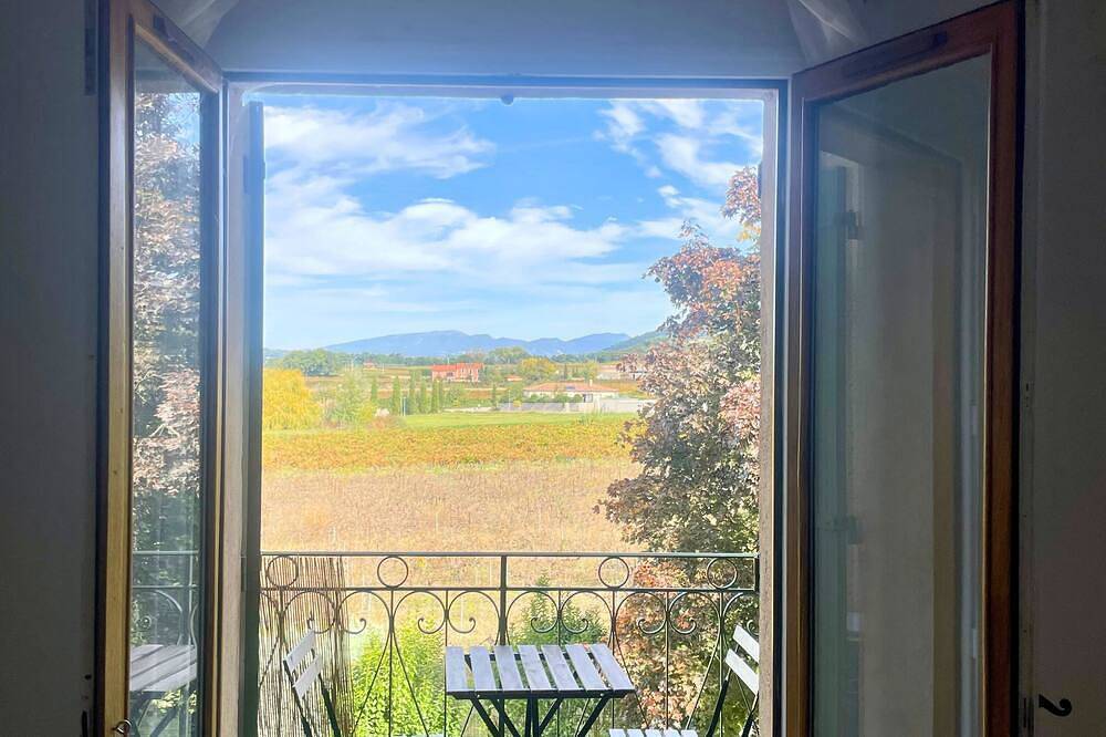 Ganze Wohnung, Charming Provençal duplex with vineyard view in Sablet, Vaucluse