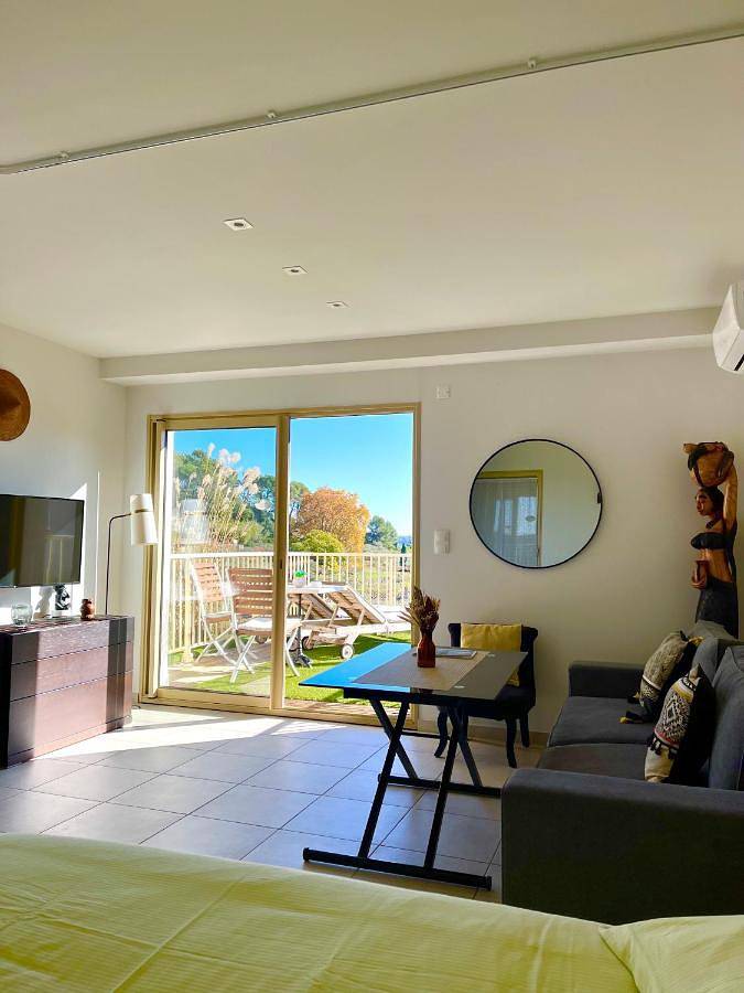 Appartement de vacances pour 2 personnes, avec terrasse et vue, animaux acceptés
