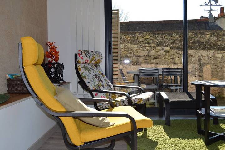 Gîte pour 5 personnes, avec Terrasse et Jardin à Vouvray