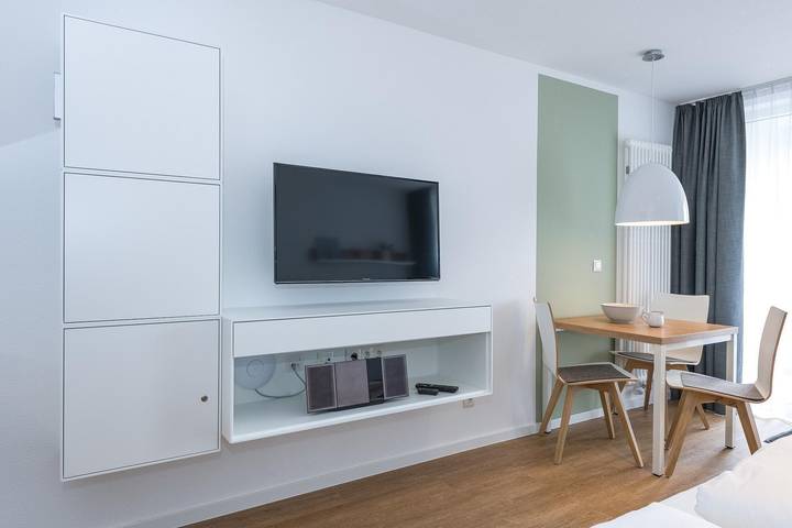 Studio für 3 Personen, mit Balkon und Sauna sowie Pool in Bensersiel