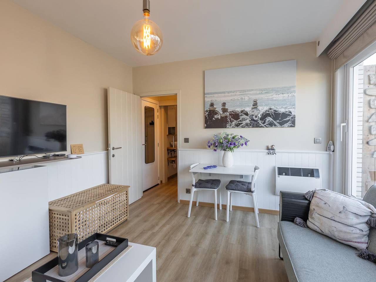 Studio mit sonniger Dachterrasse in Meeresnähe in Middelkerke, Belgische Küste