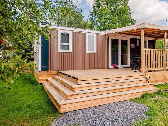 Flower Camping La Steniole - Mobilheim 6 personen - Cordelia Premium in Granges-Aumontzey, Regionaler Naturpark Belchen der Vogesen