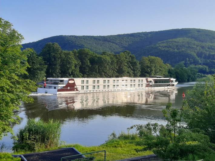 Ganze Wohnung, Main Lieblingsplatz - Barrierefreie Ferienwohnung (49qm) am Fluss in Gemünden am Main, Maindreieck