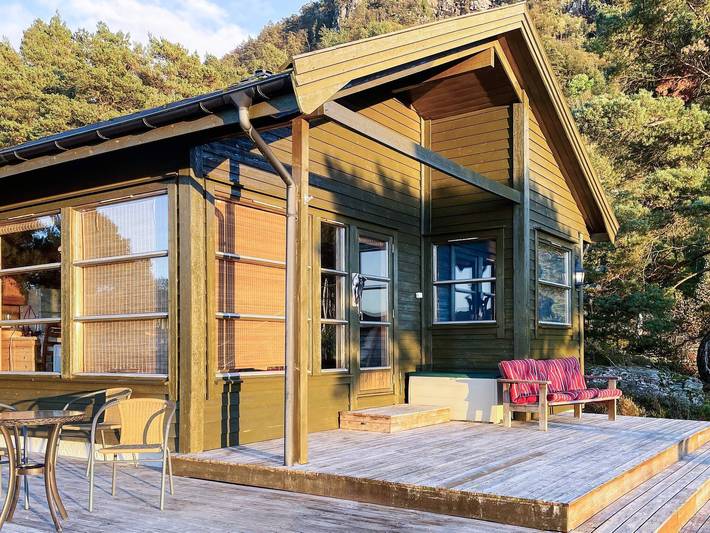 Feriehus for 7 personer, med terrasse i Rogaland