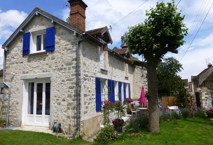 Gîte pour 5 personnes, avec jardin, animaux acceptés à Samois-sur-Seine
