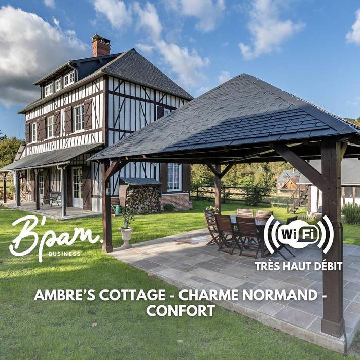 Location de vacances pour 10 personnes, avec Balcon et Terrasse ainsi que Jardin et Vue à Triqueville