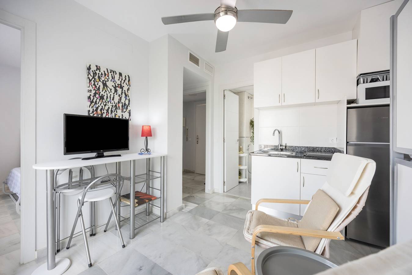 Ganze Wohnung, Apartment 'Ático Playa de Rota' mit privater Terrasse, Wlan und Klimaanlage in Rota, Costa de la Luz
