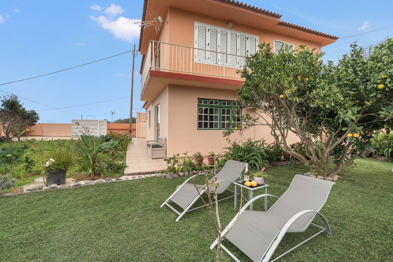 Ferienhaus 'Pendiente' mit Bergblick, Wlan und Klimaanlage in Pajar de Bento, La Gomera