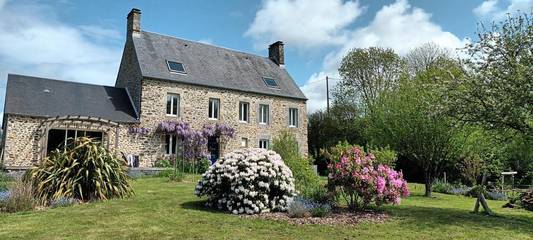 Cottage pour 2 personnes, avec jardin et vue à Gratot