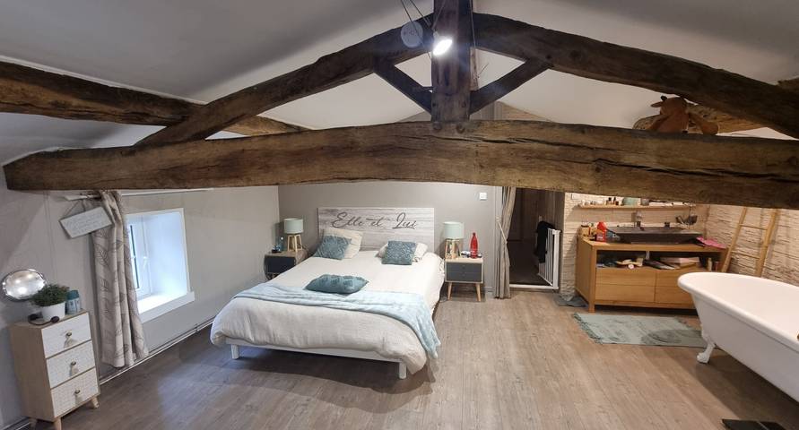 Chambre d’hôte pour 6 personnes, avec jardin et piscine, animaux acceptés en Charente-Maritime - 3